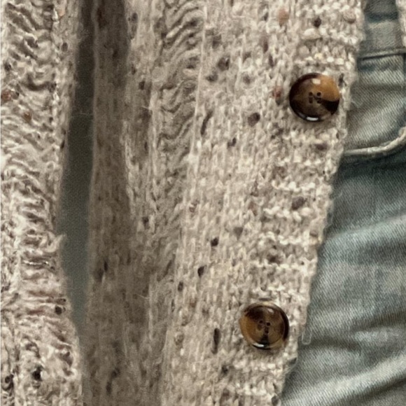 LAST CHANCE 2024 ZARA CABLE KNIT TORN COAT - Picture 5 of 10